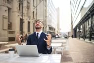 You are likely to express more stress and unhappiness. (Image via Pexels/Andrea Piacquadio)